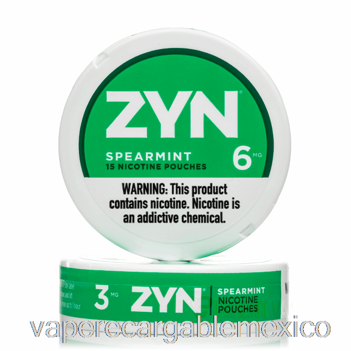 Bolsas De Nicotina Vape Recargables Zyn - Menta Verde 6 Mg (paquete De 5)